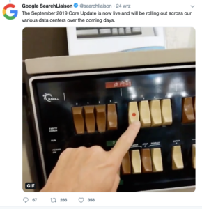 Google September Core Update 2019